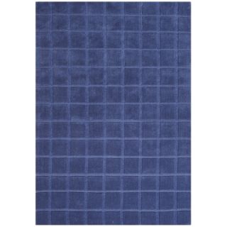 Alliyah Rugs Hand loomed Dazzling Blue New Zealand Wool Area Rug (5 x