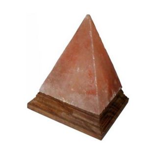 Black Tai Pyramid 6 inch Himalayan Salt Lamp   11485422  