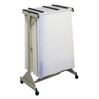 Safco Products Company Safco Sheet File Mobile Plan Center Filing Cart