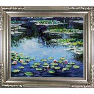 Tori Home Water Lilies by Monet Framed Hand Painted Oil on Canvas