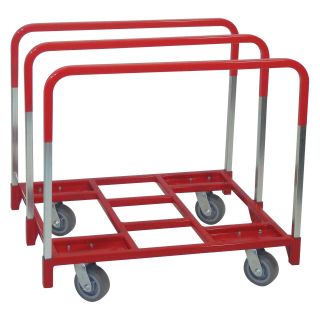Raymond Products Panel Mover with Swivel 5 in. Quiet Poly Casters 3 Standard Uprights   Carts