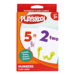 Playskool Ages 3+ Pre K Numbers Flash Cards, 36 Cards  