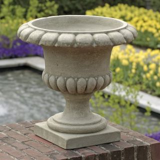 Campania International Longwood Main Fountain Garden Cast Stone Urn Planter   Planters