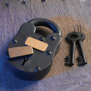 Pennsylvania Railroad Lock and 2 Keys