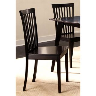 Villa Faux Leather Brown Dining Chairs (Set of 2)