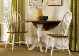 Liberty Furniture Low Country Sand 3 pc. Drop Leaf Table Set with Windsor Chairs   Kitchen & Dining Table Sets