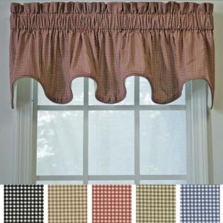 Checkered Scallop Valance   13408081 Great
