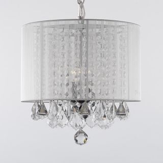 Gallery 3 light Crystal Chandelier with Shade   15368172  