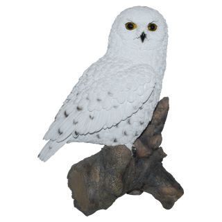 Vivid Arts Snowy Owl Statue   Garden Statues