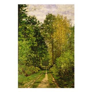 Wooded Path 1865 Canvas Art by Claude Monet   Wall Art