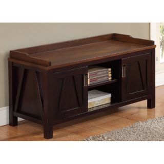 Dorset Wood Storage Entryway Bench by Simpli Home