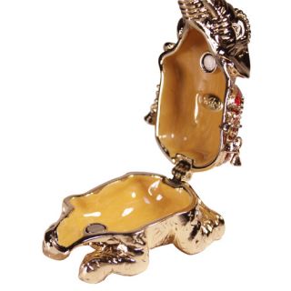 Cristiani Collezione Kneeling 24KT Gold Plated Indian Elephant