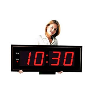 Big Time Clocks Giant 8 Numbers LED Digital Clock with Remote