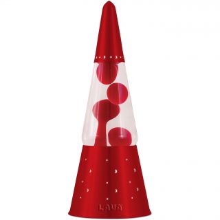 Wizard Red/ Clear 16.3 inch Lava Lamp with Red Base  