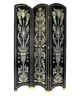 Classic Floral Room Divider Screen   54W x 78H in.   Room Dividers