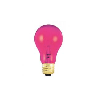 25W Pink 120 Volt Incandescent Light Bulb