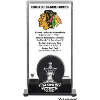 Mounted Memories NHL 2013 Stanley Cup Champions Logo Standard Puck