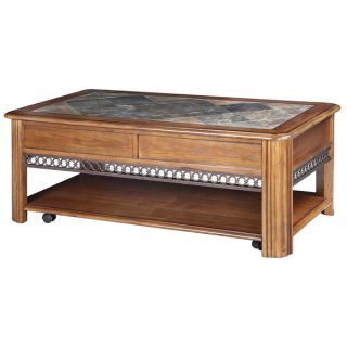 Magnussen Roanoke Rectangular Lift Top Cocktail Table with Casters