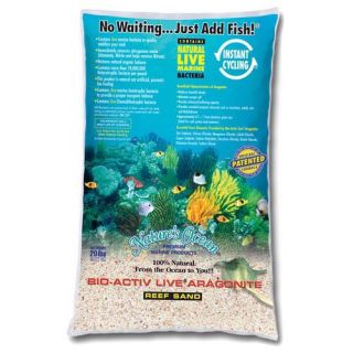 Live Reef Aquarium Sand 40lbs   Aquarium Supplies