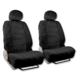 BDK Universal Fit 4 piece Encore Fabric Low Back Deluxe Front Car Seat