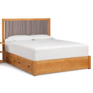 Copeland Furniture Dominion Storage Panel Bed with Spindle Headboard