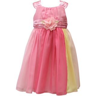 Mia Juliana Baby Girls Multicolored Chiffon Dress   17216063