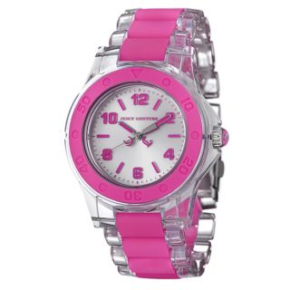 Juicy Couture Womens 1900867 Rich Girl Pink Plastic Watch