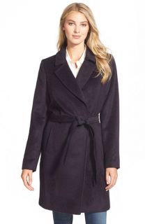 Andean Carrie Belted Alpaca Blend Long Wrap Coat