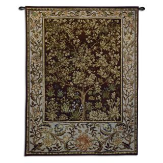 Tree of Life   Umber Wall Tapestry   30W x 40H in.   Wall Art