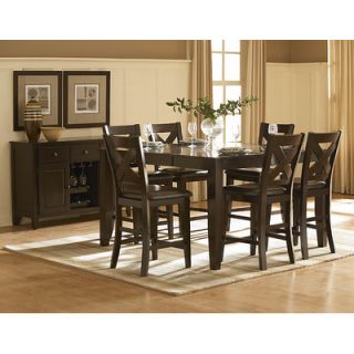Woodbridge Home Designs Crown Point 7 Piece Counter Height Dining Set