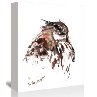 Owl 8 Painting Print on Gallery Wrapped Canvas