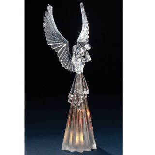 Roman, Inc. Acrylic Angel Figurine with LED Lite