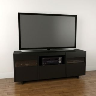 Nexera Vision 60 in. TV Stand   Black   TV Stands