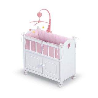 Badger Basket Doll Crib with Cabinet and Mobile   11448150  