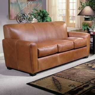 Omnia Furniture Jackson Leather Sofa