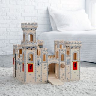 Melissa and Doug Folding Medieval Castle   Playsets & Toy Figures