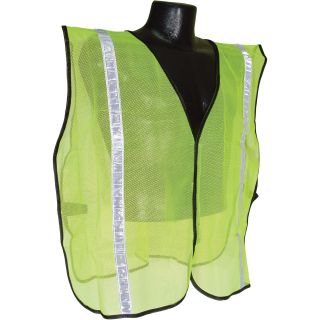 Radians Mesh Safety Vest with 1in. Reflective Tape — Lime, Model# SVG  Safety Vests