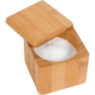 Trademark Innovations Bamboo Salt & Pepper Box