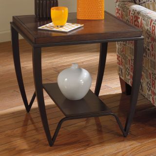 Signature Design By Ashley Brashawn Brown Square End Table   End Tables