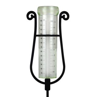 Decorative Metal Rain Gauge with Stake   Shopping   The Best