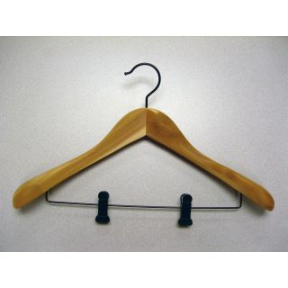 Proman Contoured Suit Hanger with Clips   12 Pieces   Clothes Hangers