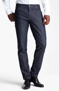 Salvatore Ferragamo Typology Straight Leg Jeans (Navy)