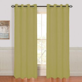 Lavish Home Mia Jacquard Grommet Curtain Panel   Curtains