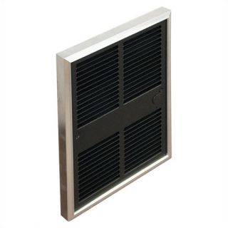 Commercial 6,143 BTU Wall Insert Electric Fan Heater with Thermostat