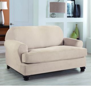 Tailor Fit Stretch Fit 2 Piece T Loveseat Slipcover   15864519