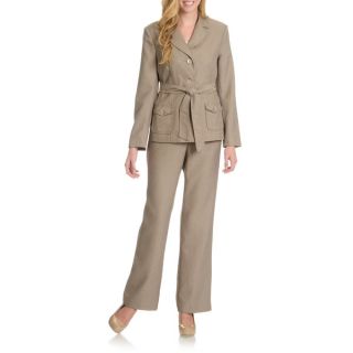 Danillo Womens Self Tie Twill Pants Suit   Shopping   Top