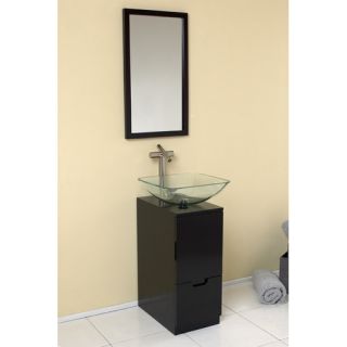 Stella 17 Single Brilliante Modern Bathroom Vanity Set with Mirror by