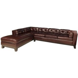 Elements Fine Home Furnishings Chateau Leather Sectional