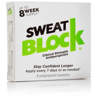 SweatBlock Clinical Strength Antiperspirant (8 Week Supply