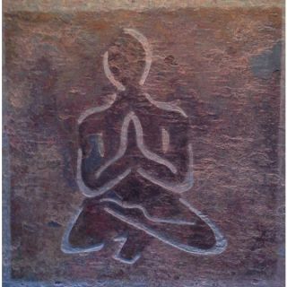 Yoga Art Inspirational Healing Stone for Yoga and Meditation